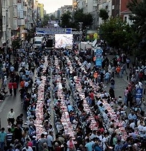 Ankara erzurum mahallesi sokak iftarlar